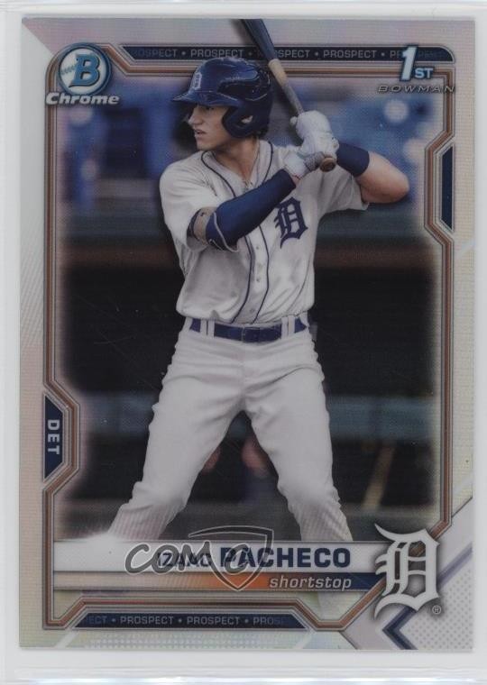 2021 Bowman Draft Chrome Refractor Izaac Pacheco #BDC-46 6tw