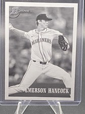 2021 Bowman Heritage #102 Emerson Hancock Black & White