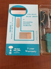 NUEVO EN CAJA Vin-Max Puff Iron Modelo 3 Costura Smocking Aguja Nueva Caja