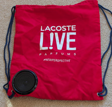 NWT IN ORIGINAL BAG Lacoste Live battery-powered Speaker bag red rare