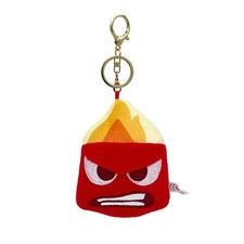 10cm New Inside Out Plush Toy Anger Keychain Pendant Doll
