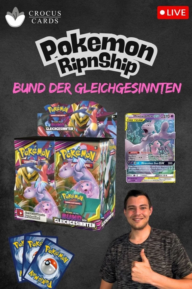 POKEMON BUND DER GLEICHGESINNTEN DISPLAY + SEALED + EINZELKARTEN