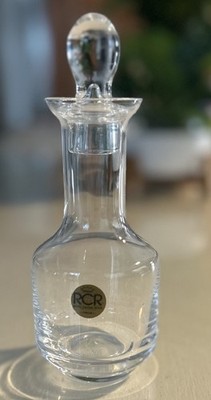 Oil Bottle Gamma Crystal RCR With Cap Lid 7  Tall