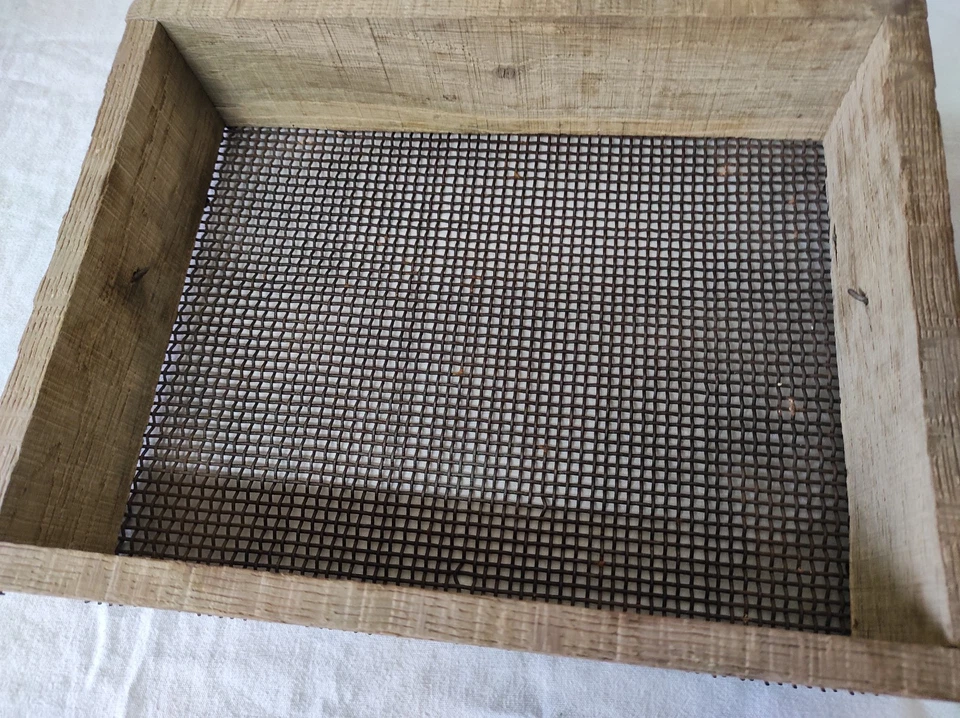 Ancien Tamis  en bois 30 x 23cm  Vintage - Photo 3/4