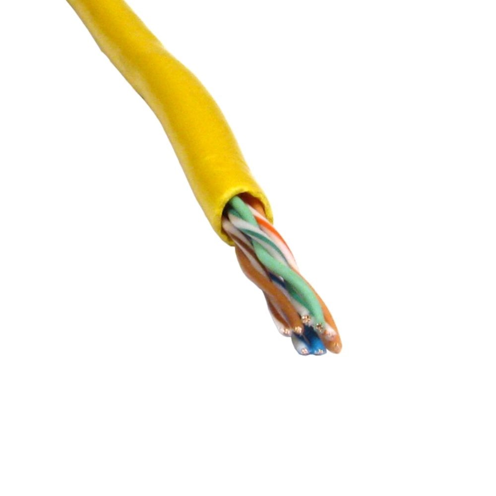 Cables Direct 305m Yellow Cat5e UTP Reel - Stranded Core