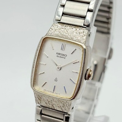 Seiko Square Damenuhr 4720-3040 Quarz geprüft silberfarben