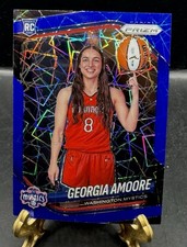 2025 Panini Prizm WNBA Georgia Amoore Blue Velocity Rookie RC Variation #140