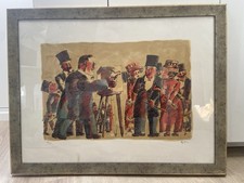 LITOGRAFIA FIRMATA E NUMERATA DI FRANZ BORGHESE “IL FOTOGRAFO”