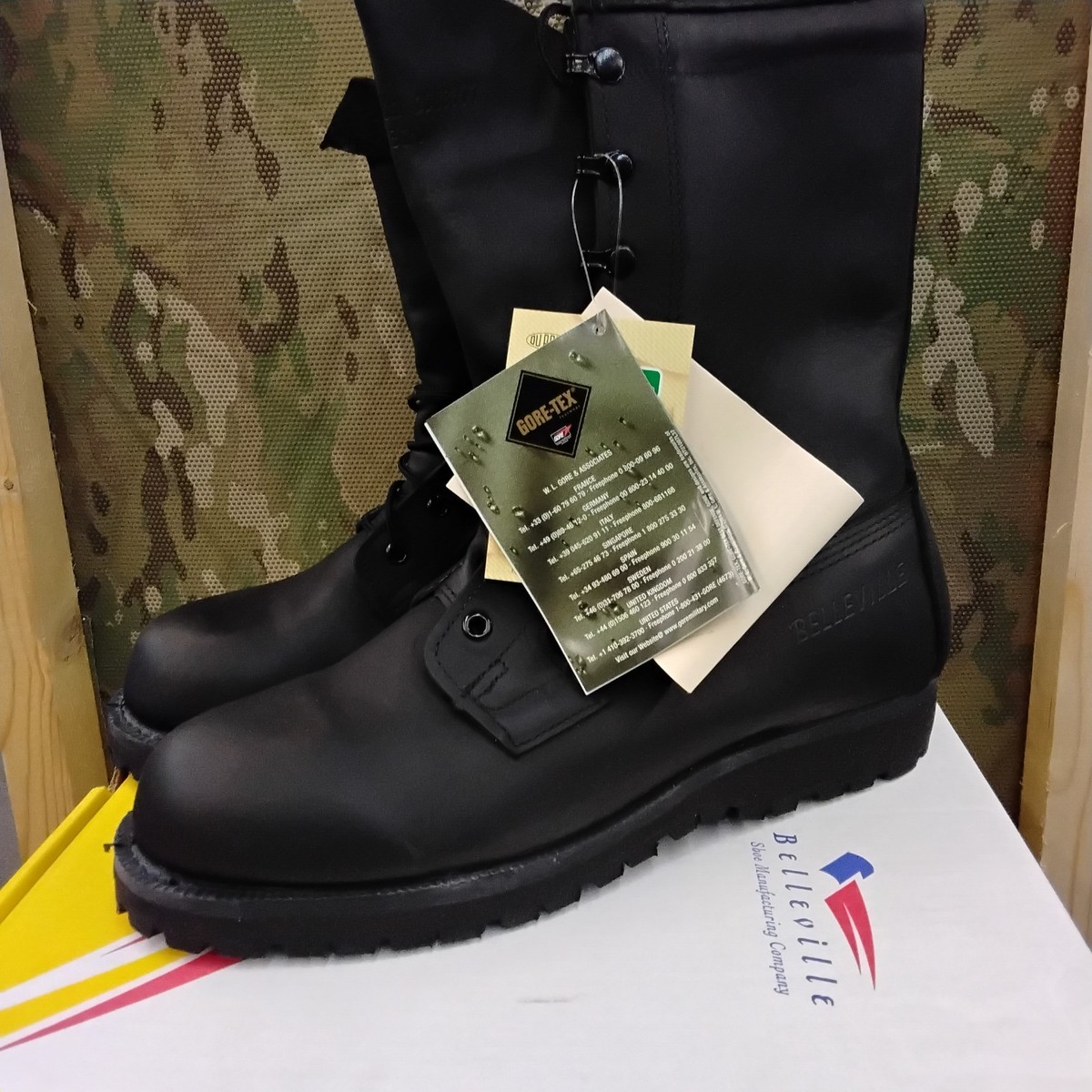123専用 Belleville ICWB Intermediate Cold Wet Boots Gore-Tex Black Size