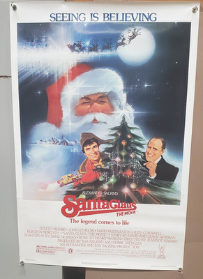 Original 1985 One-Sheet SANTA CLAUS Movie Poste-Dudley Moore- Rolled  (MH-85)