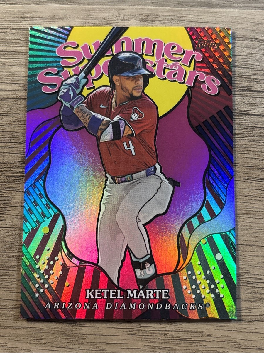 【激レア】StarHorse4 わさビーフ Aimeカード 2025 Topps Series 2 Summer Superstars Pink Foil Ketel Marte #SS-2