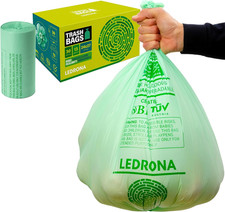 Compostable Trash Bags 13 Gallon Tall Kitchen Garbage Bags Biodegradable Eco