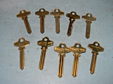 Lot of 10 - Ilco 1307A Key Blank  Schlage SC6 Taylor 307A  box 14