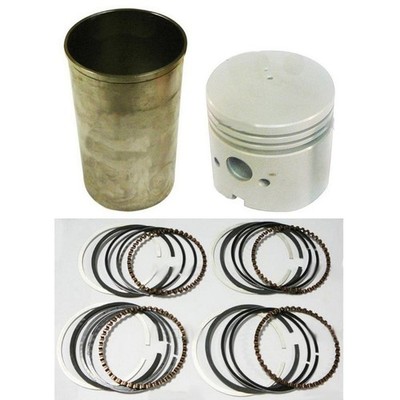 FPN6055A 4 Pistons Rings Liner Kit 4'' Bore Fits Ford Tractor 800 801 900 901 400