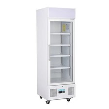 Polar White Single Door Upright Display Fridge 218Ltr litre  DM075 Commercial