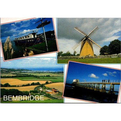 Postkarte Bembridge Isle of Wight Windmühle Rettungsboot Station
