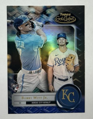 2022 Topps Gold Label Bobby Witt Jr Class 3 BLACK Parallel #49 ROOKIE RC