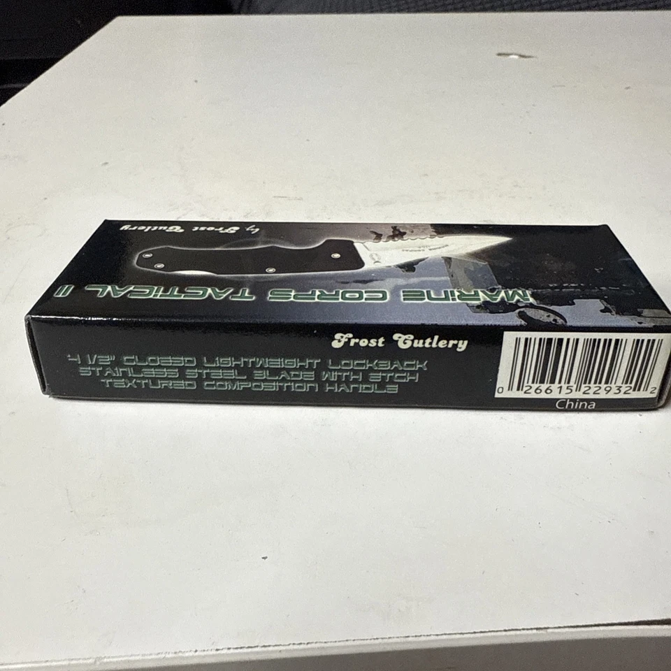 Frost Cutlery Marine Corp Tactical II 4 1/2 Closed - Image 4 of 4