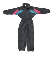 Vintage Skianzug Overall Rodeo  Schneeanzug | Größe 54 | Dunkelgrau
