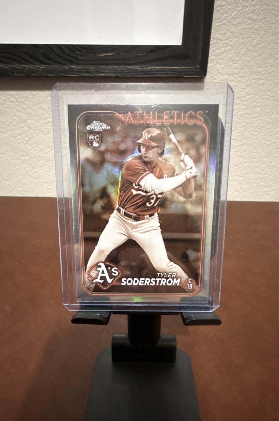 2024 Topps Chrome - Tyler Soderstrom #298 Sepia Refractor (RC)