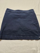 Croft  Barrow Women's Blue Stretch Skort 10 