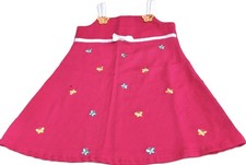 New Vintage Pink Youngland Butterfly Dress Size 3T NWT