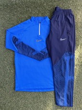 Nike Strike Tracksuit ? 1/4 Zip & Joggers ? Blue ? Men?s L