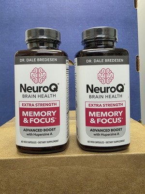 DR Dale Bredesen NeuroQ Memory & Focus Extra Strength 60 Veg Caps 2 Pack