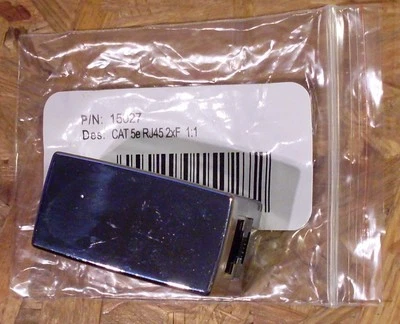 Raccord pour Câble Réseau (Coupleur Modulaire) Ethernet (RJ-45) -jack - Photo 1/2