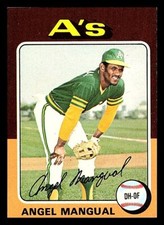 1975 Topps #452 Angel Mangual Free Shipping