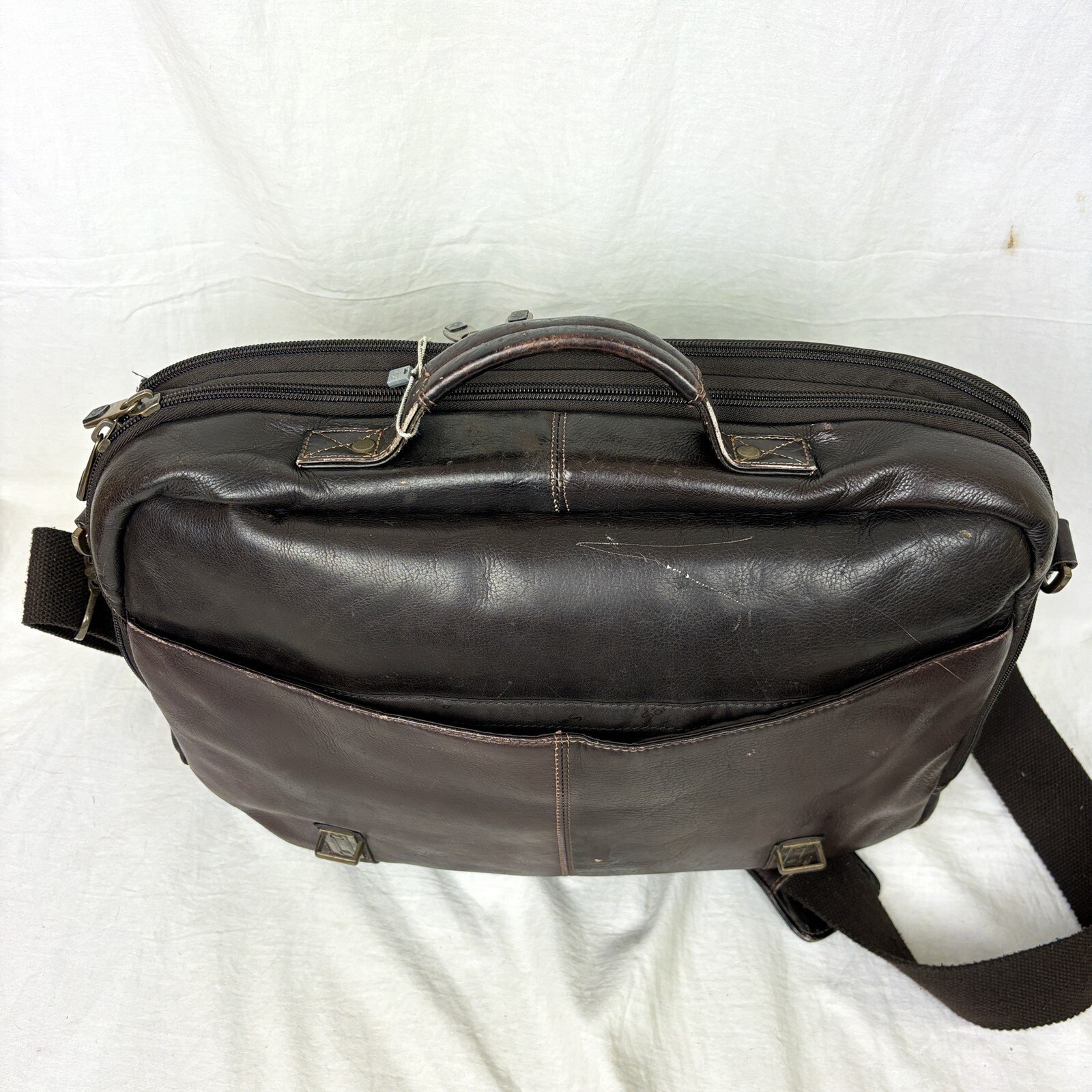 Samsonite Briefcase Messenger Flapover Laptop Bag Two… Gem