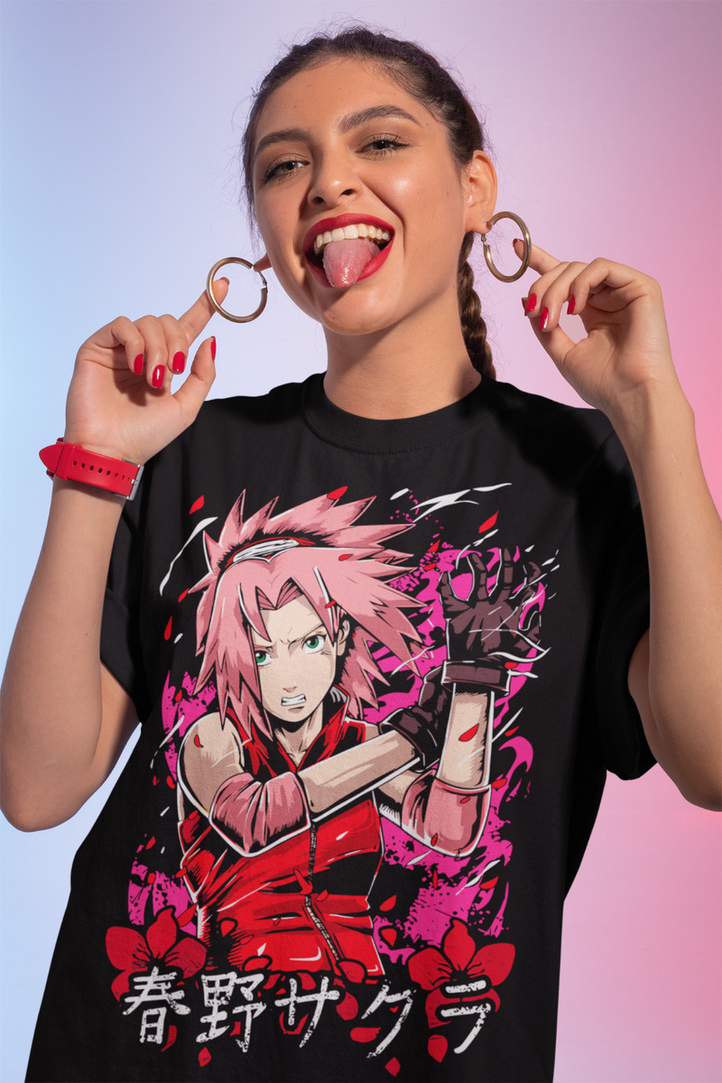 Naruto - Sakura Haruno Unisex 3D T-shirt - WackyTee