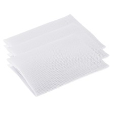 4 Stück Blank Baumwolle Mönch Stoff Aida Stoff Stickerei Teppich Hooking DIY