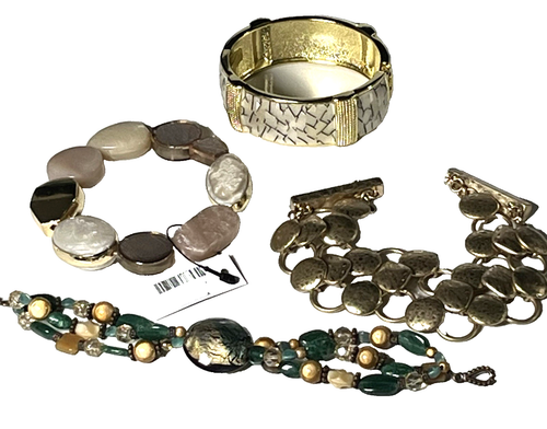 Lot Of 4 Bracelets 1 NWT (retail $29) VERY NICE LOT #235 - Picture 2 of 12