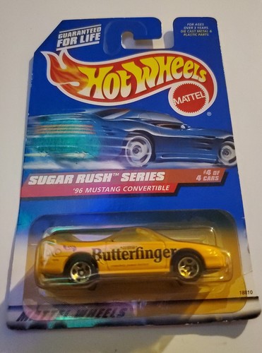 1997 HOT WHEELS SUGAR RUSH SERIES 96 MUSTANG COLLECTOR#744 MODEL#18810 - Picture 1 of 6