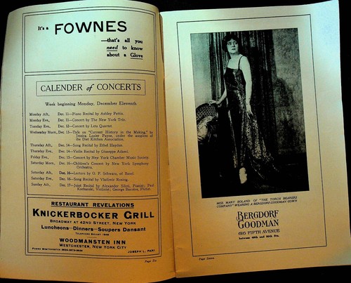 Programa de recitales de piano Ashley Pettis 11 de diciembre de 1922 Aeolian Hall - Imagen 3 de 11