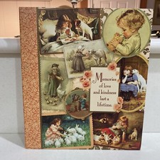 VTG Hallmark Scrapbook Album Memories of Love  Kindness Last a Lifetime Vintage