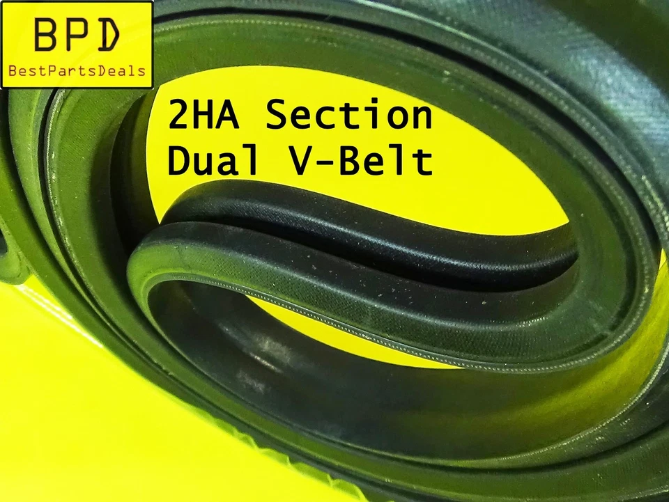 Genuine John Deere 7455 Cleaner Stripper - 110" Length Drive Dual V-Belt N221266 - Image 3 of 4