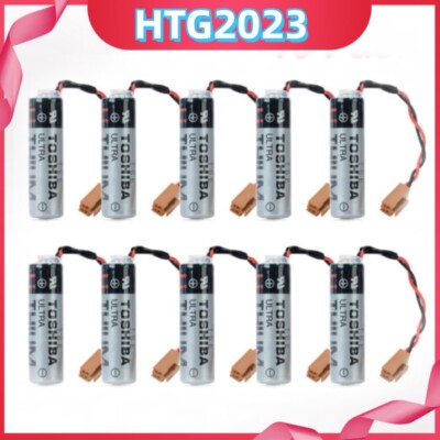 10 Stück 2400mAh TOSHIBA ER6V/3.6V SPS-Batterie für Mitsubishi M64 CNC System DE