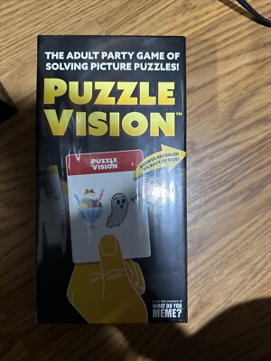 Puzzle Vision - The Picture Puzzle Guess The Phrase Party Game FREE SHIPPING