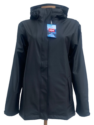 Helly Hansen Women's Moss Rain Jacket BLACK $85, Size: S