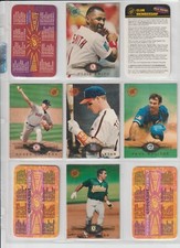 1994 TOPPS STADIUM CLUB BASEBALL (47)CARD VIRTUAL REALITY INSERT LOT W/CHECKLIST