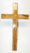 Very Large 20" Olive Wood Wall Cross - Hand Made in Jerusalem - New Product 
