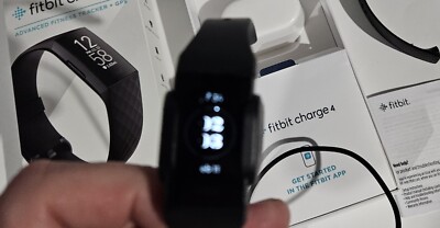 Black Fitbit Charge 4 Activity Tracker FB417BKBK GPS Heart Rate