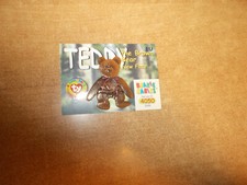 SK BEANIE BABIES  / TEDDY / BRAUNB&Auml;R (NEW FACE) / 4050