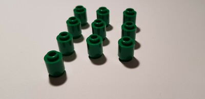 LEGO  Basic 10 x 3062b 1 x 1 rund grün (#ACGB) 