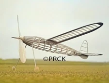 1954 English Wakefield Rubber Power 44" Model Airplane Printed Plans & Templates