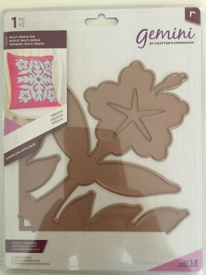 New Crafter's Companion Gemini Multi Media Hawaiian Dies Hibiscus