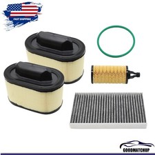 For Maserati Ghibli Levante  2014-2020 3.0L  Air Filte Oil Filter Set