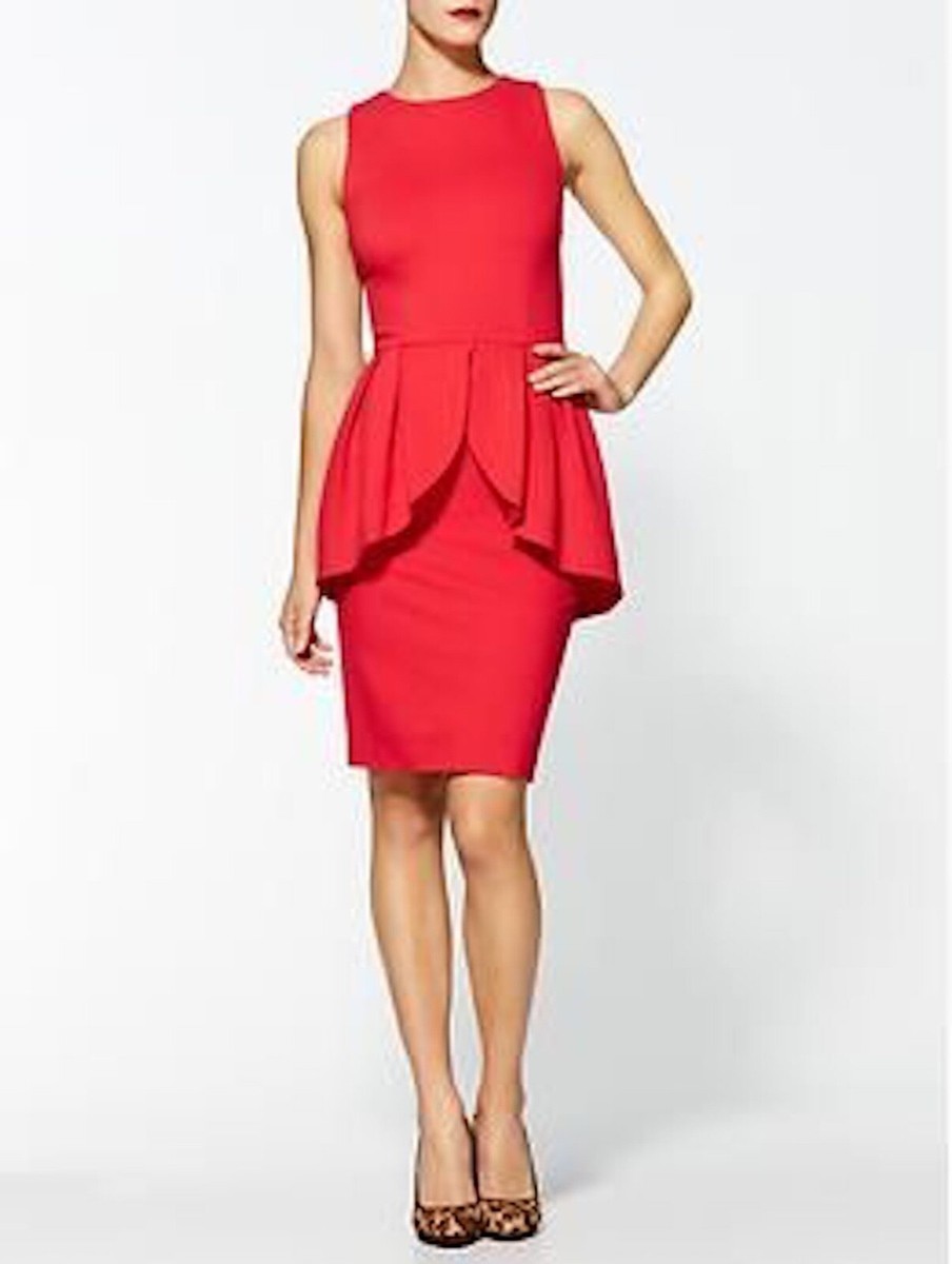 fitted peplum dress Fitted Glitter Print V-Neck Peplum Gown by Ladivine J856 main image 1